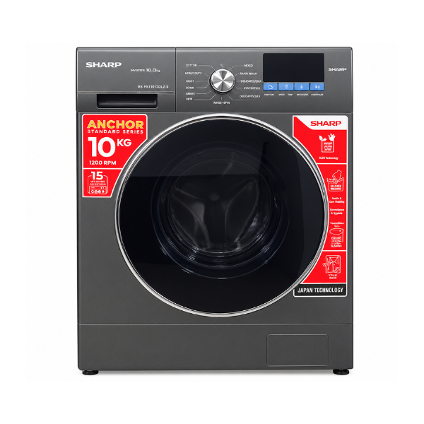 Machine laver Sharp ES-FSI1012DLZ-S 10 kg (Inverter) Machine laver Sharp ES-FSI1012DLZ-S 10 kg (Inverter)