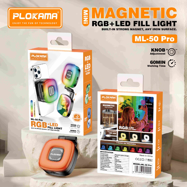Éclairage vidéo PLOKAMA ML50PRO Éclairage vidéo PLOKAMA ML50PRO