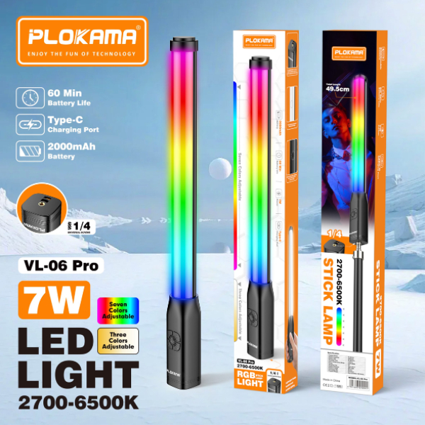 Éclairage vidéo PLOKAMA VL06PRO Éclairage vidéo PLOKAMA VL06PRO
