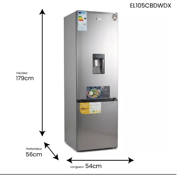 Réfrigérateur combiné ELACTRON EL 105CBD-260L (Avec Fontaine) Réfrigérateur combiné ELACTRON EL 105CBD-260L (Avec Fontaine)