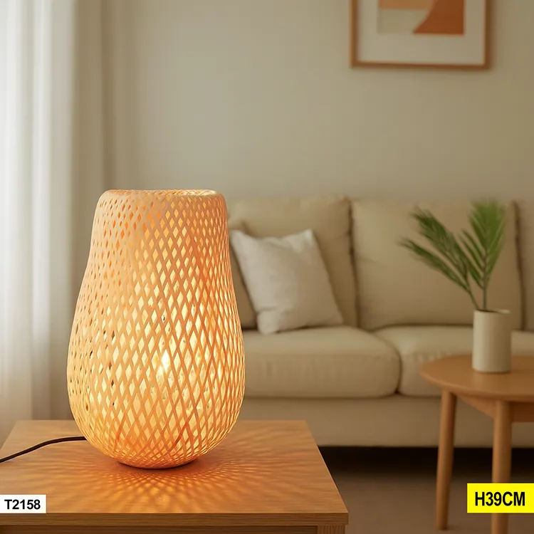 Lampe tressage ajouré ambiance – t2158 T2158 Lampe tressage ajouré ambiance – t2158 T2158