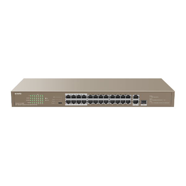 Switch réseau Tenda TEF1126P-24-250W Switch réseau Tenda TEF1126P-24-250W