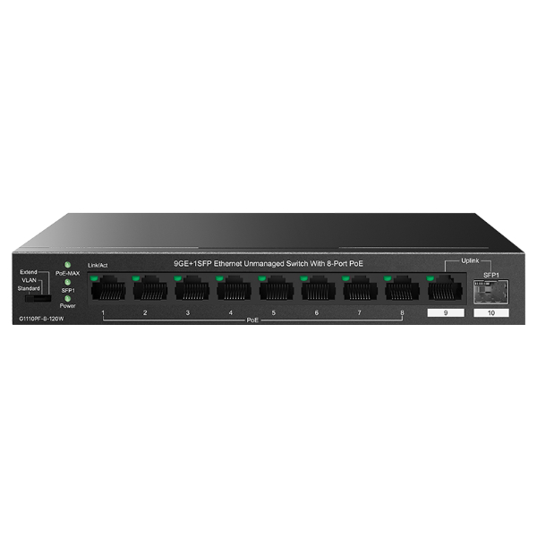 Switch réseau Tenda TEG1110PF-8-102W Switch réseau Tenda TEG1110PF-8-102W
