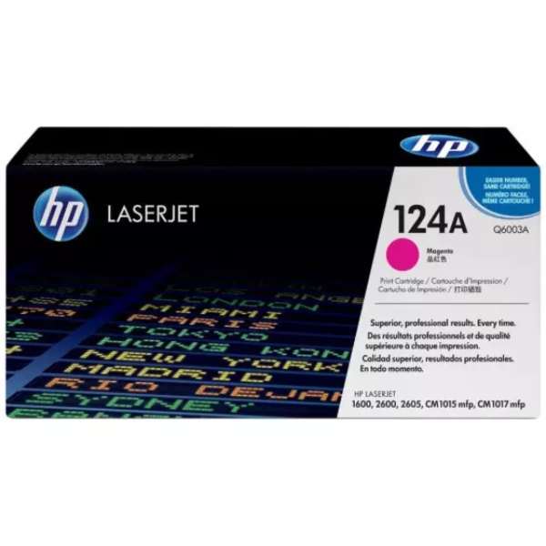 Toner HP 124A Q6003A Magenta Compatible Toner HP 124A Q6003A Magenta Compatible