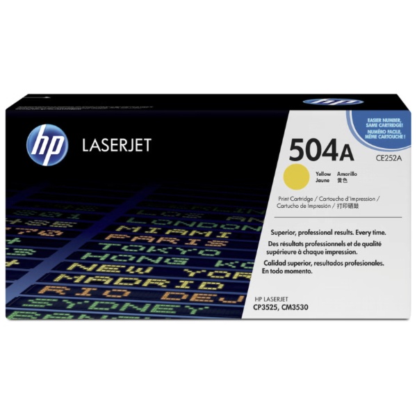 Toner HP 504A CE252A Jaune Compatible Toner HP 504A CE252A Jaune Compatible