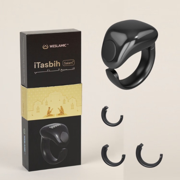 Bague de Zikr connectée Weslamic Salam+ C2W Bague de Zikr connectée Weslamic Salam+ C2W