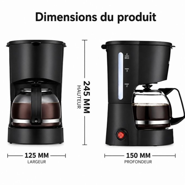 Cafetière Enduro MC1093PB 600 W Cafetière Enduro MC1093PB 600 W