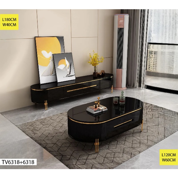 Ensemble meuble TV + table basse TV6318 + 6318 Ensemble meuble TV + table basse TV6318 + 6318