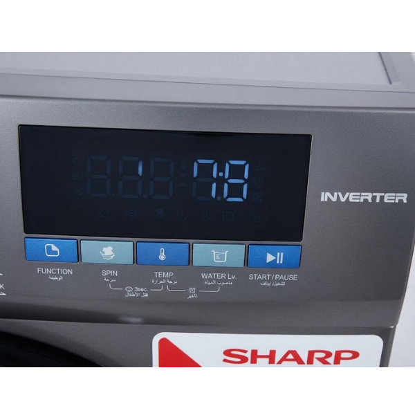 Machine laver Sharp ES-FSI1012DLZ-S 10 kg (Inverter) Machine laver Sharp ES-FSI1012DLZ-S 10 kg (Inverter)